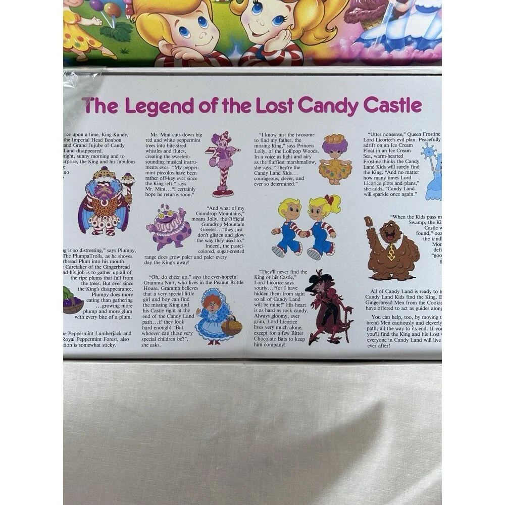 Candy Land Board Game by Milton Bradley - VINTAGE 1984  COMPLETE USA MADE